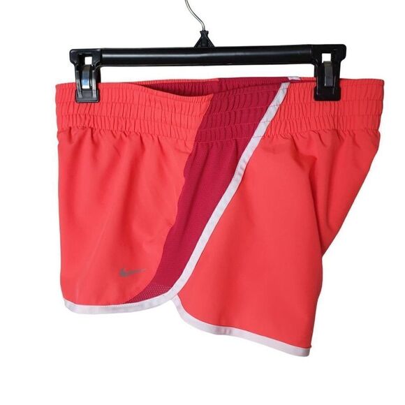 Nike Women's Shorts Medium Dri-Fit Running Lined Shorty Shorts 3" Coral NWOT - Picture 5 of 6